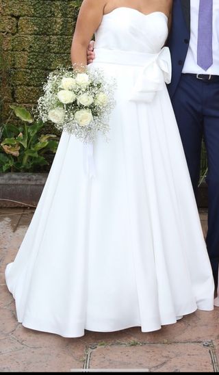 Vestido de Novia Seda Mikado