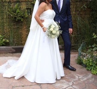Vestido de Novia Seda Mikado