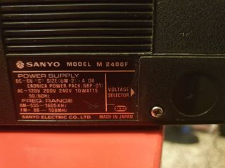 Radio cassette Recorder Sanyo (1975)