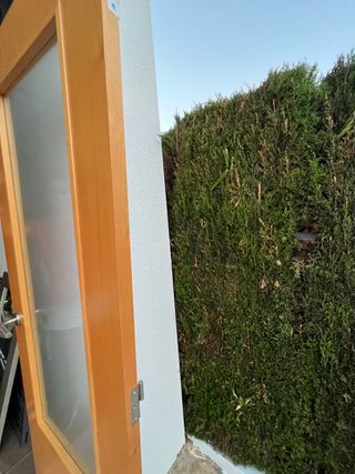 Puerta con cristal como nueva