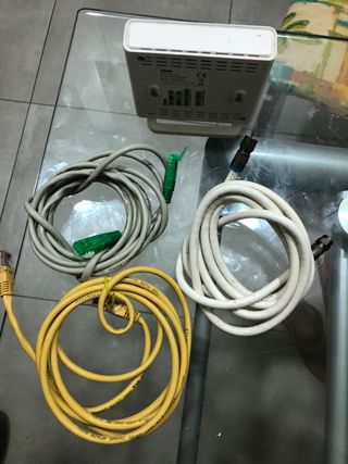 modem, DVB-T, Transformadores y cables.