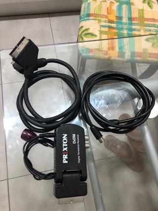 modem, DVB-T, Transformadores y cables.