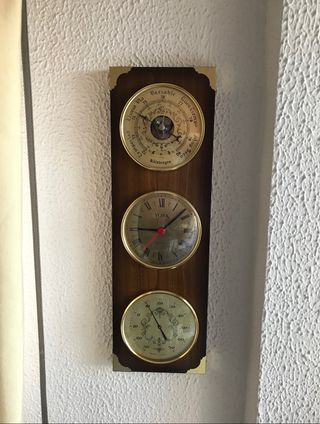 Estación meteorológica de pared