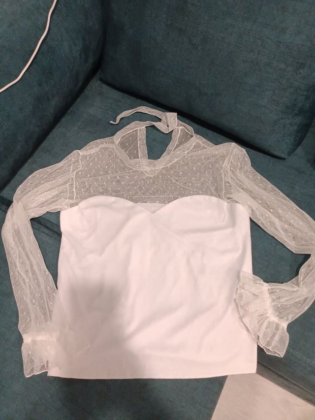 Camisa de flamenca rocio