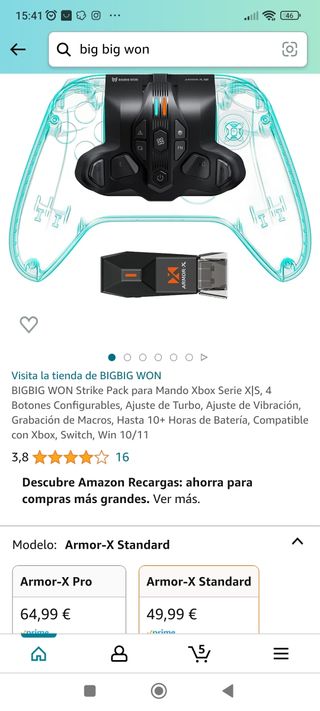Accesorio mando Xbox series x/s