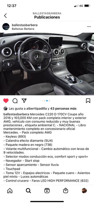 Mercedes-Benz Clase C 2016