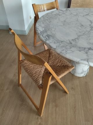 2 sillas plegables Vintage