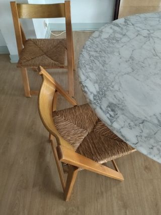 2 sillas plegables Vintage