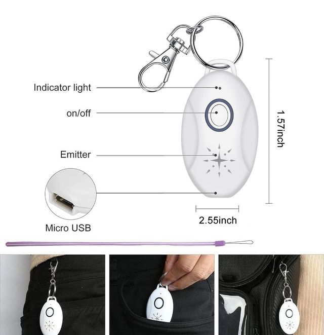 Repelente  de mosquitos llavero x4