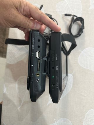 DVD portatil BSL coche doble pantalla y USB