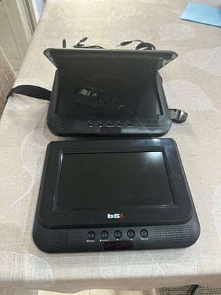 DVD portatil BSL coche doble pantalla y USB