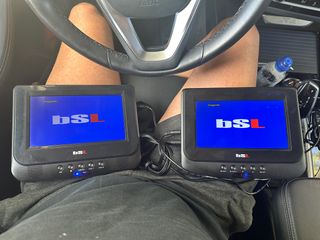 DVD portatil BSL coche doble pantalla y USB
