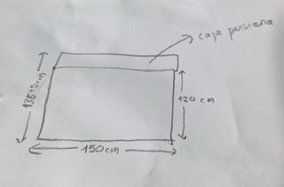 Ventana + persiana grande 150x120