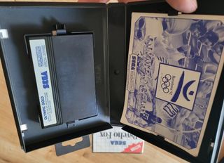 Consola antigua master system II con juegos