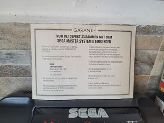 Consola antigua master system II con juegos