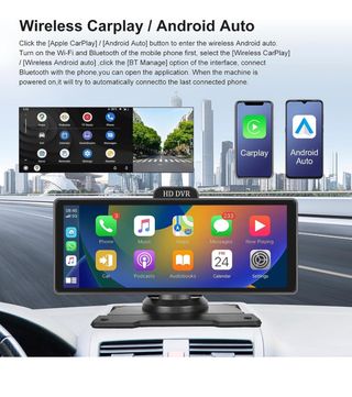 Pantalla inalámbrica para vehículo