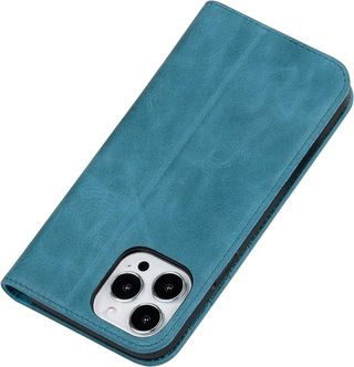 Funda de Cuero Genuino para iPhone 13 Pro MAX