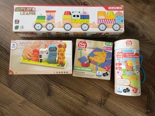 Pack de Juegos de Madera 1-4 Años