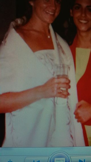 vestido novia palabra honor con complementos t38