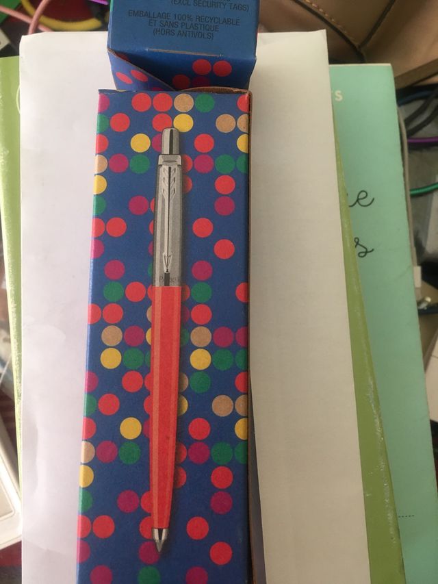 Bolígrafo Parker tinta azul .(varias unidades)