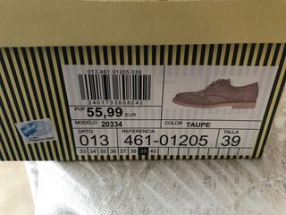 Zapato blucher 39