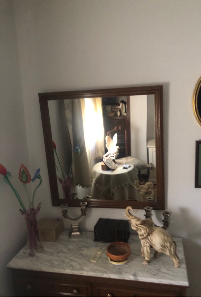 Esoejo Vintage de madera para dormitorio o salon