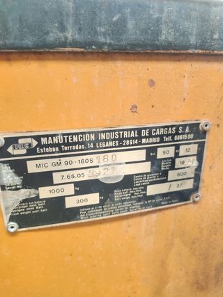Apilador semielectrico