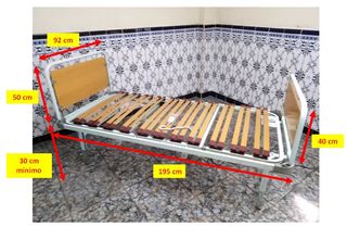 Cama eléctrica articulada