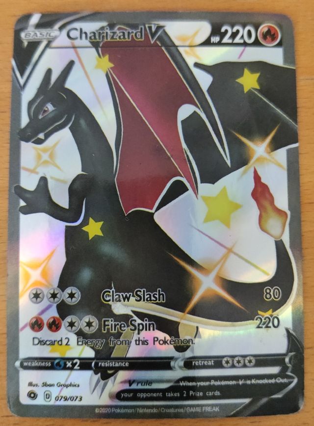 Carta Pokémon: Charizard V Shiny