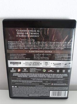 JUEGO DE TRONOS 4K UHD PRIMERA TEMPORADA