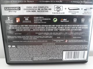 JUEGO DE TRONOS 4K UHD PRIMERA TEMPORADA