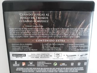 JUEGO DE TRONOS 4K UHD PRIMERA TEMPORADA
