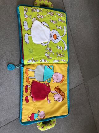 Libro de tela didáctico De donde vienen los bebes?