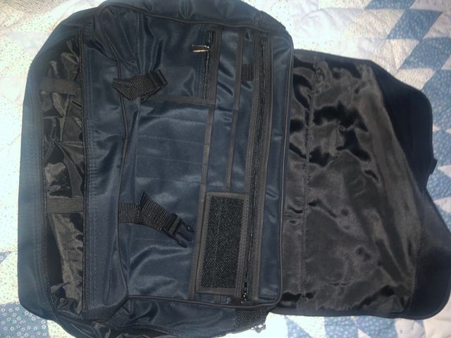 Maletin para ordenador y portadocumentos negro