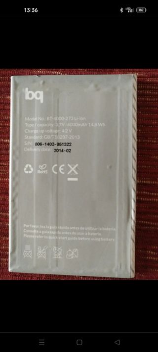 Batería Original BQ Aquaris 5.7