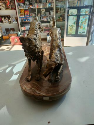 figura bronce de arte zumel