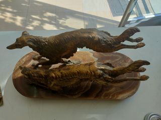 figura bronce de arte zumel