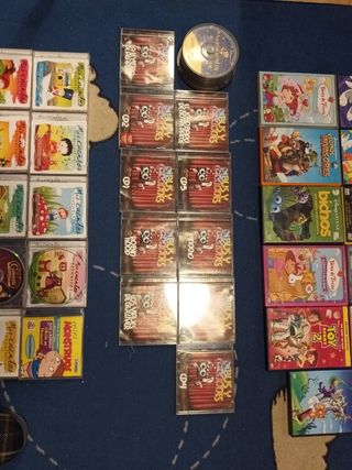 Lote CD audio y películas niñ@