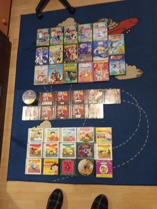 Lote CD audio y películas niñ@