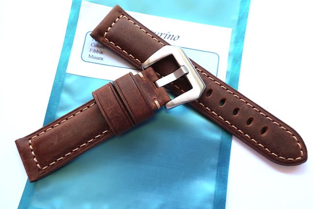Correa 22mm piel Marron 22/20mm tipo Asso Panerai