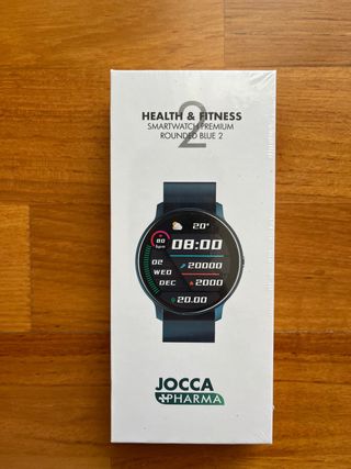 Smartwatch rotondo blu