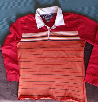 Polo Tommy Hilfiger manga larga