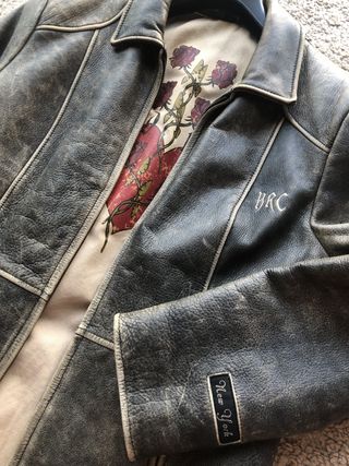 Chaqueta de cuero Hard Rock Café New York