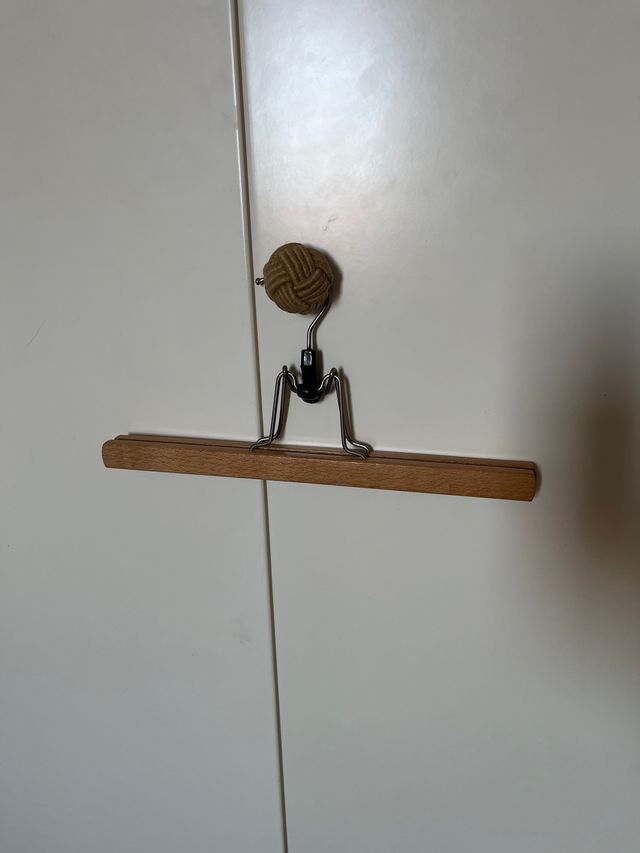 Set appendiabiti in legno