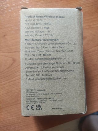 Ratón inalámbrico USB