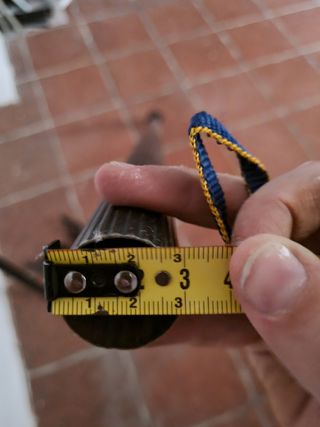 Barra de cortina forja negra