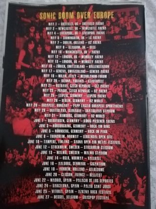 Kiss tourbook 2010 autografiado