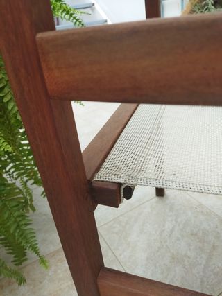 Sillón estilo colonial.