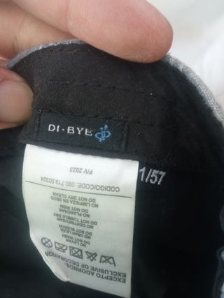 boina plana di-bye algodón