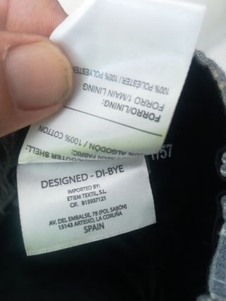 boina plana di-bye algodón